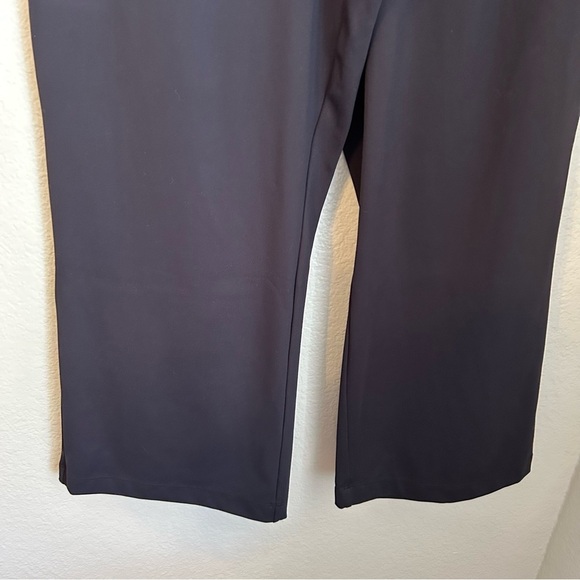 NWT, Halara Women’s High Waisted Pleated Pull-On Wide Leg Pants in Black, Large - Picture 4 of 10